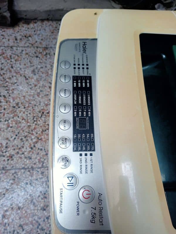 haier fully auto matic  original condition washing machine 7