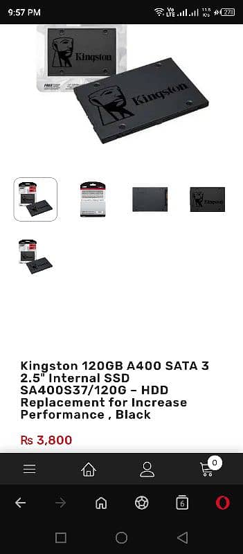 Kingston 120gb SSD 2.5 1