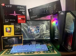 Gaming pc ryzen 5 3600 & rx 590 full setup with warrenty.