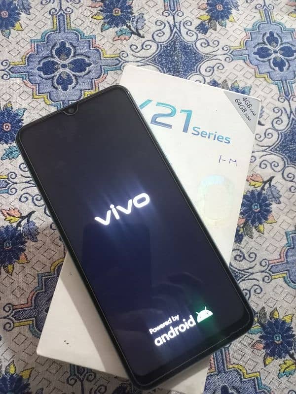 Vivo Y21 Complete Box and original charger 1