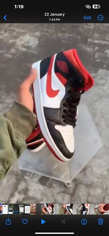 Air Jordan 1 Mid Gym Red 7