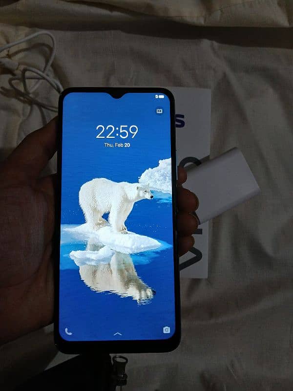 Vivo Y15s 256Gb+8Gb dabba Charger good Condition price fix 16500 2