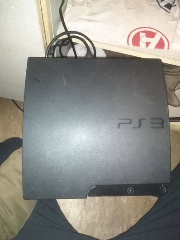 Playstation 3 with 2 wireless controllers jailbreaked 2