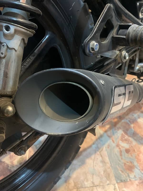 sc project exhaust for ybr with bend pipe ybr fitting 3