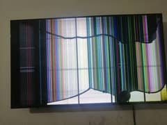 43" inch damage screen smart tv