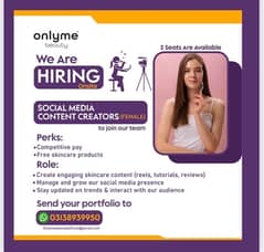 Content Creator female