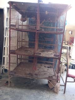 Birds Cage for sale 6 portions