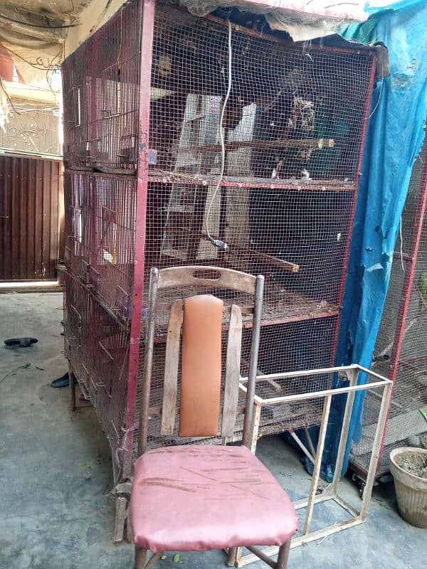 Birds Cage for sale 6 portions 1