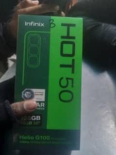 Infinix Hot 50 Box pack 8GB 128Gb Exchange Possible