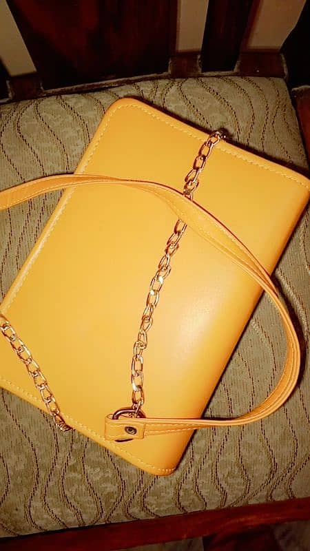 yellow handbag 1