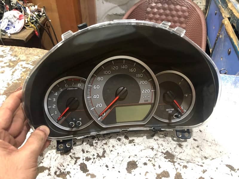 vitz rpm meter 0