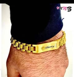 Mans&Baby's Gold Plated bracelet