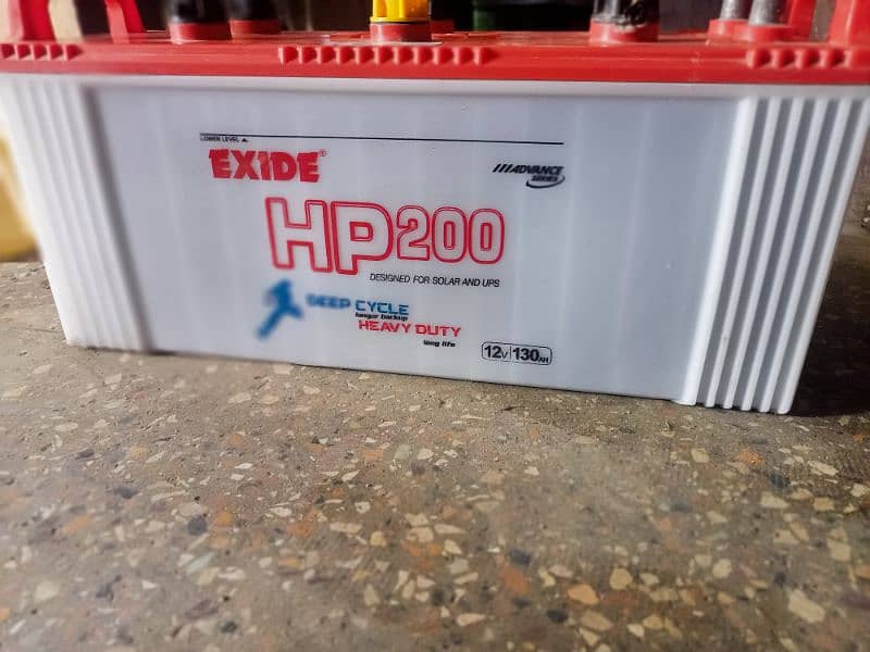 EXIDE HP 200 Battery Only 2 month Use 2