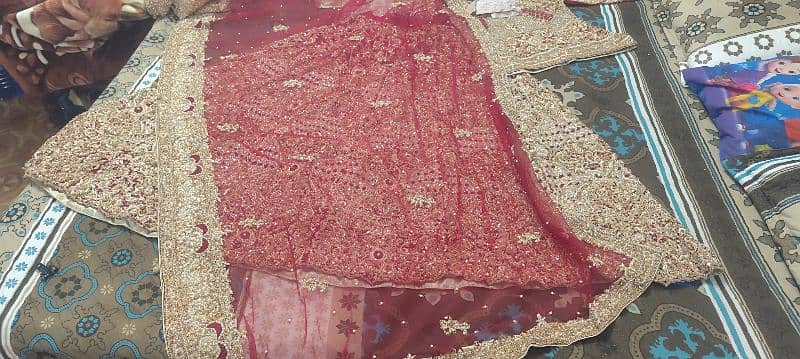 Red bridal Lehnga 3