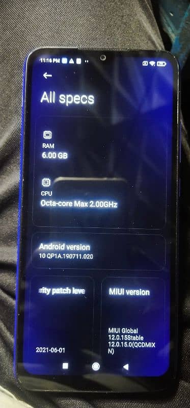 Redmi A9 rem 6 gb rom 128 gb 1