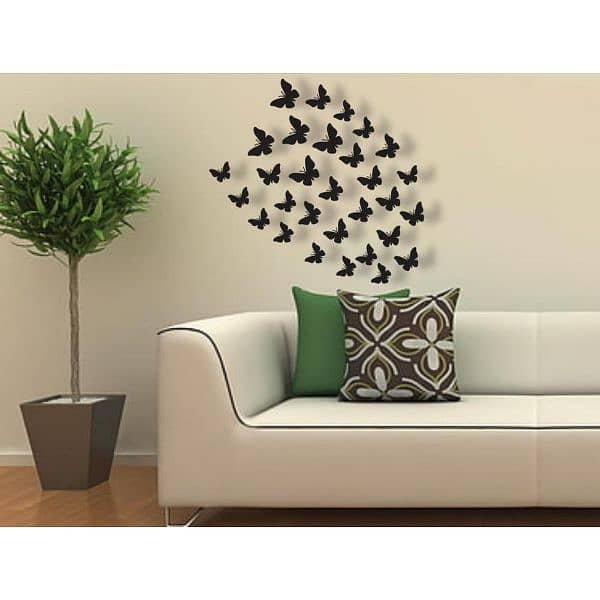 Amazing Wall decorations | Set  of 60 3D Butterflies for decoration 6