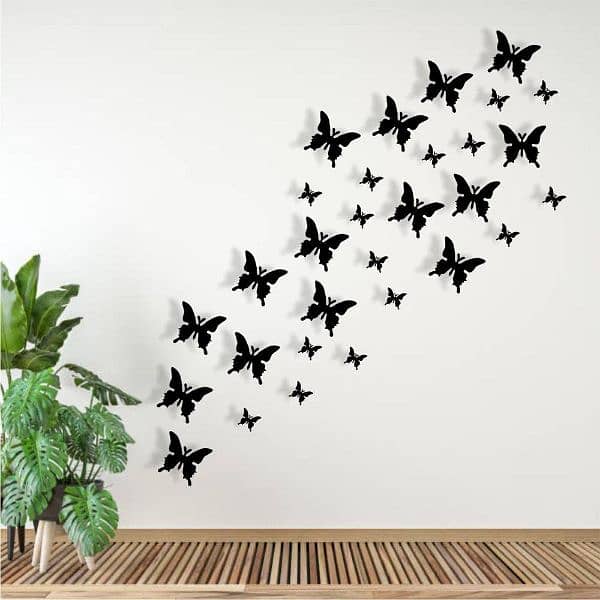 Amazing Wall decorations | Set  of 60 3D Butterflies for decoration 8