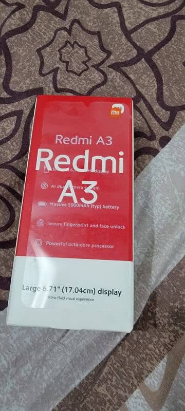 Redmi A3 4/128 available in good condition 2