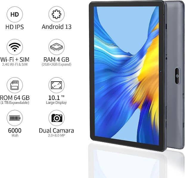 PRITOM Android 13 Tablet 10 inch, M10, 2 GB RAM, 32GB Android Tablet 0