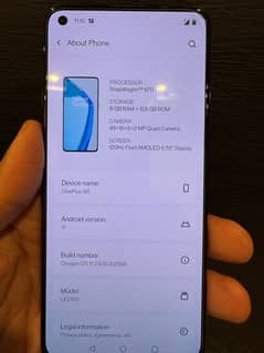 Oneplus 9R perfect just like new