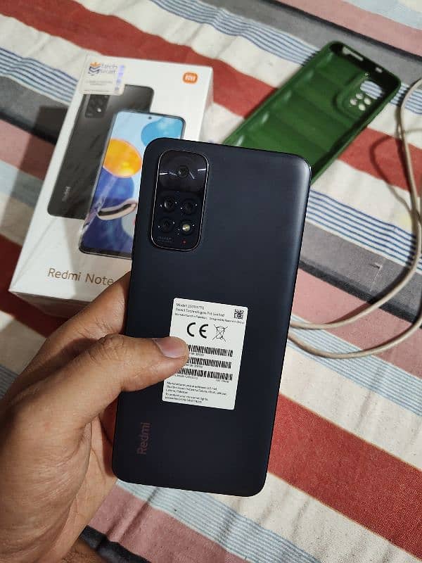 Redmi Note 11 128gb complete saman Official PTA Approved 1