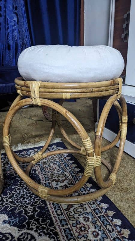 bamboo stools with coffee table 5