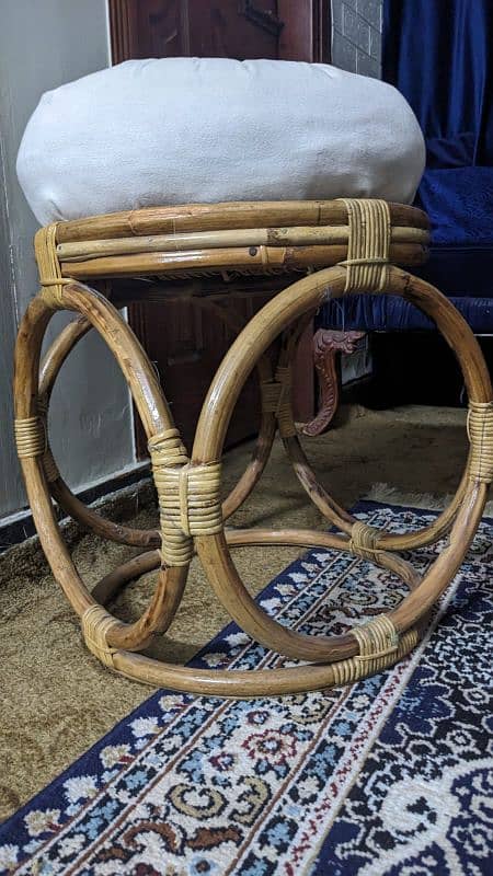 bamboo stools with coffee table 6