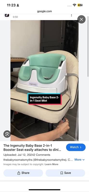 Baby booster chair 5