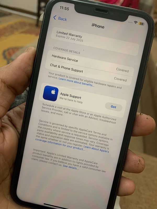 iPhone 11 64 Gb jv under warranty 5