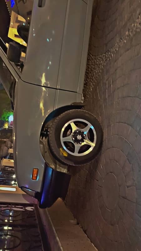 alloy rims with tire for urgent sale 3