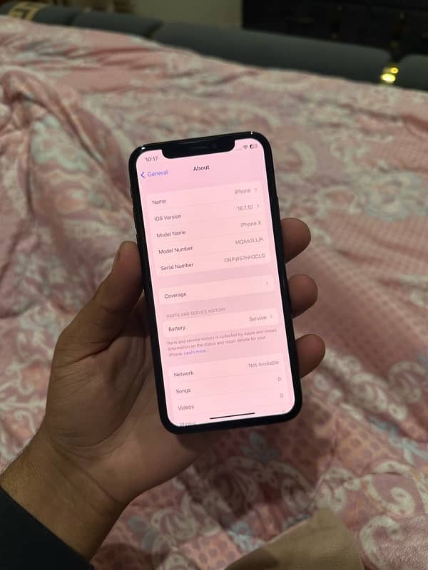 iphone X 64gb jv all ok phone no fault 4