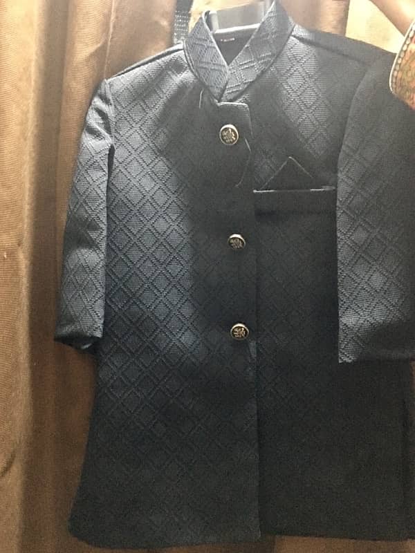 black Sherwani for 2 year kid 1