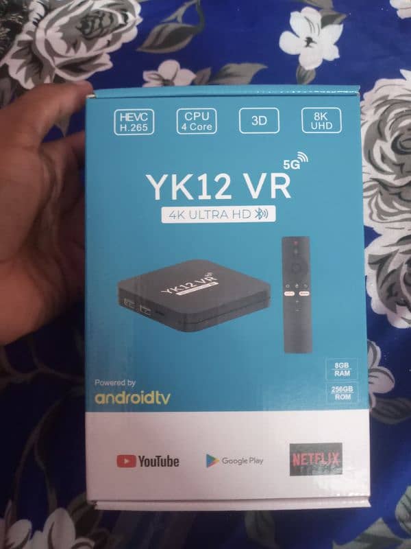 Android TV Box || YK12 VR 5G 8GB RAM 256G STORAGE 1