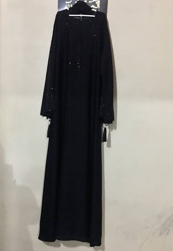 Brand New Abaya black and scarf 0