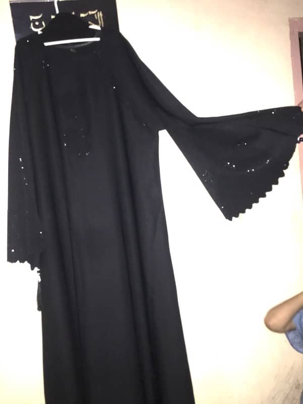 Brand New Abaya black and scarf 1