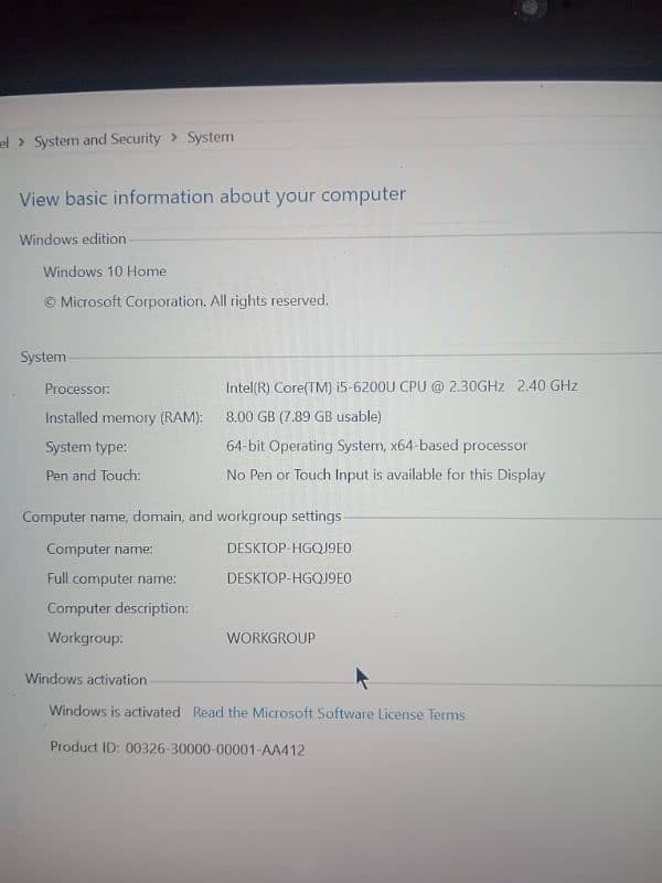 Lenovo e460 Laptop 2