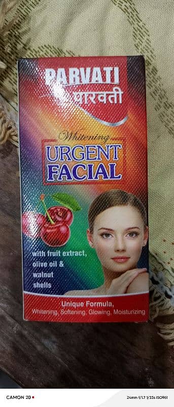 Parvati indian imported urgent facial 1