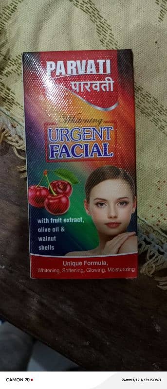 Parvati indian imported urgent facial 3