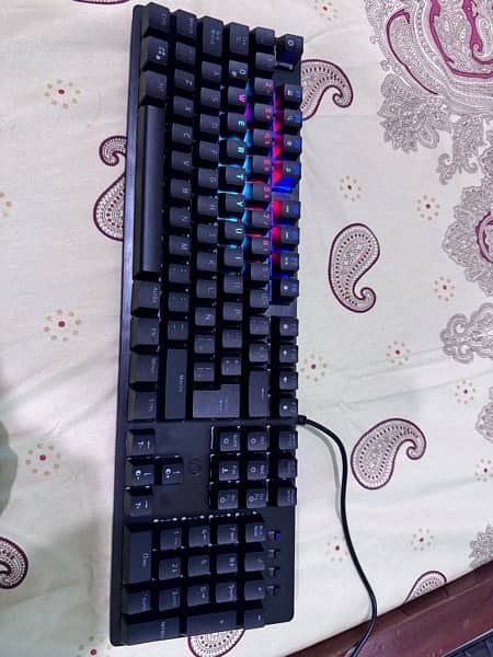 HP mechanical gaming keyboard RGB 7