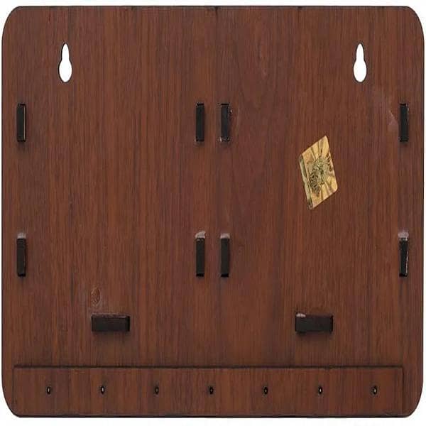 Elegant MDF Wood Mobile & Key Holder-1 Pc 2