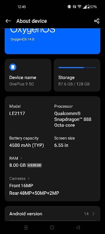 OnePlus 9 5g approved 0