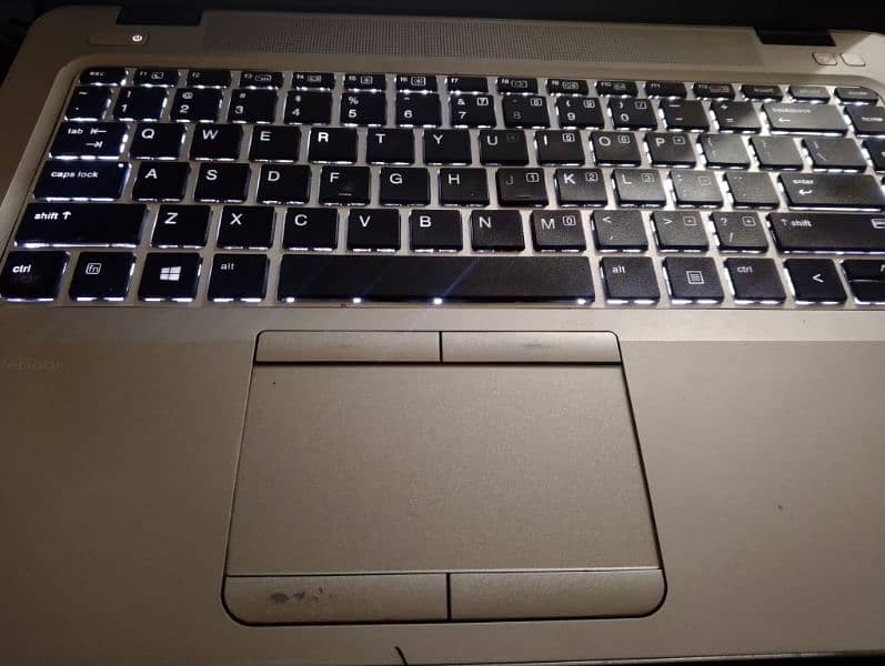 HP elitebook Touch and back keyboard light 3