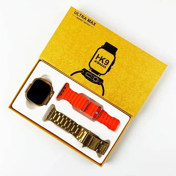 HK 9 Ultra Golden Edition Smart Watch 1