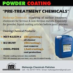 PRETREATMENT FOR METAL FURNITURE'S