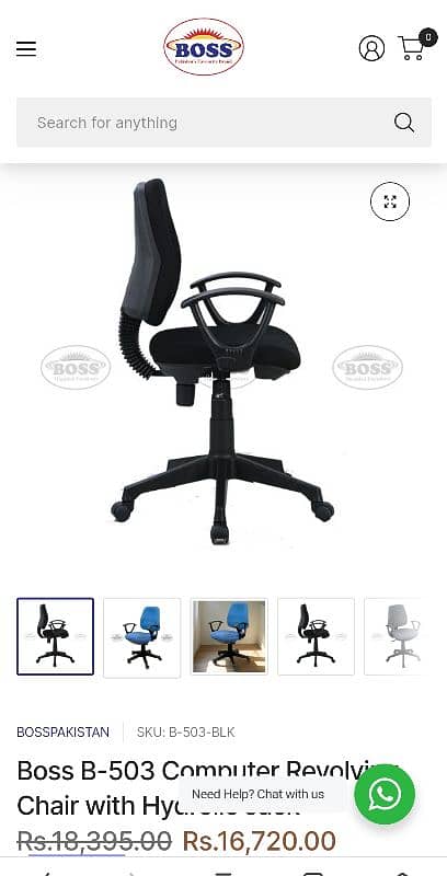 Slightly Use Boss Branded Chairs Available 7