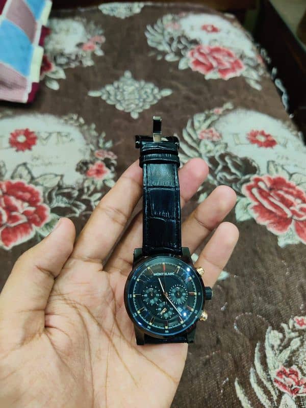 Mont blanc all black edition watch 5