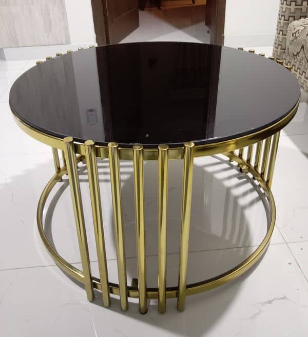 stainlessness steel golden chrome CENTRE TABLE 4