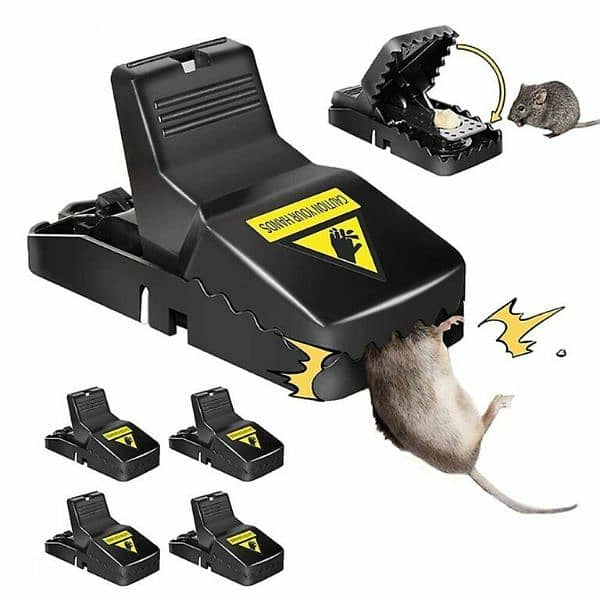 Heavy Duty Plastic Mouse Trap Rat Catcher 0