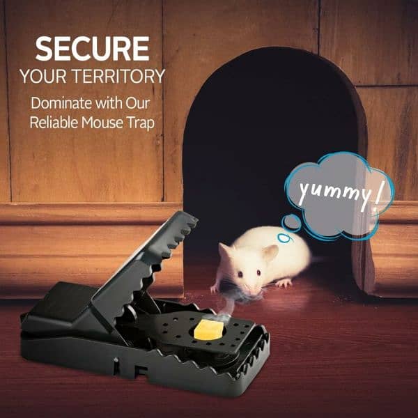 Heavy Duty Plastic Mouse Trap Rat Catcher 5