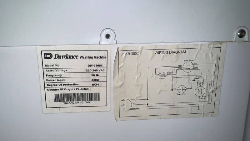 Dawlance washing machine for sale 6